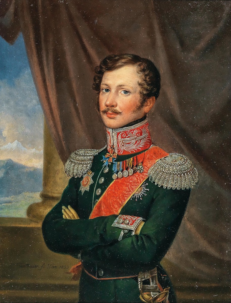 Three Quarter Length Portrait Of The Major General Of The Imperial Russian Army