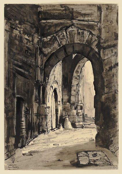 Das Forum Romanum in Tarragona 1938