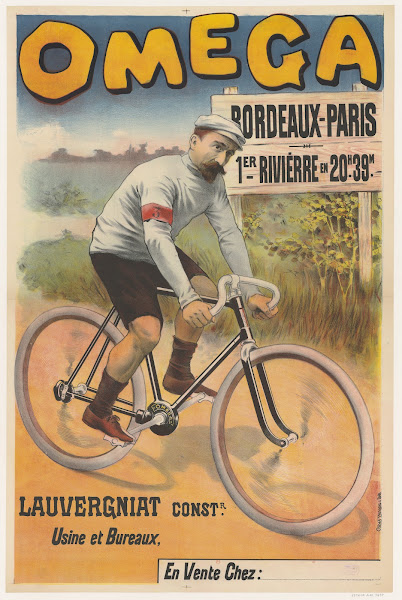 Omega Bordeaux Paris 1er Rivièrre en 20h39m Lauvergniat constructeur 1898
