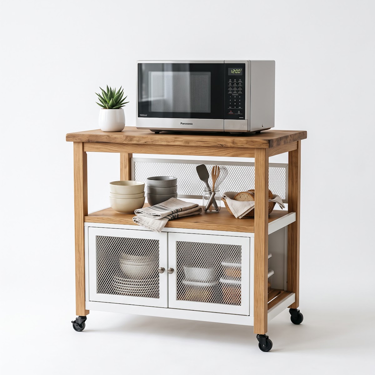 Best Microwave Carts with Storage for Small Kitchens (2026) - BEST COMPACT — PRODUCT SHOT