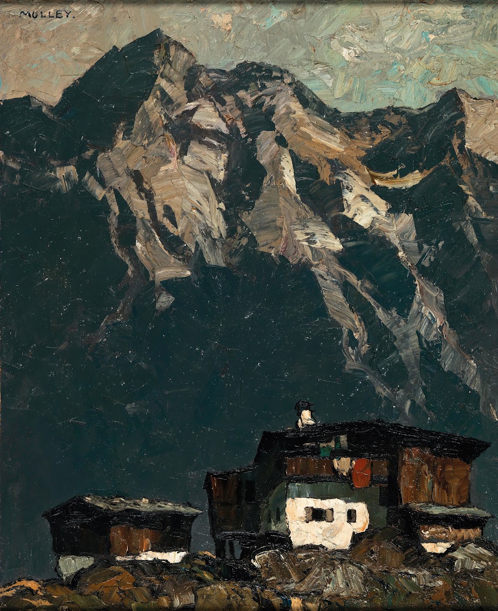 Bauernhof im Hochgebirge c 1930