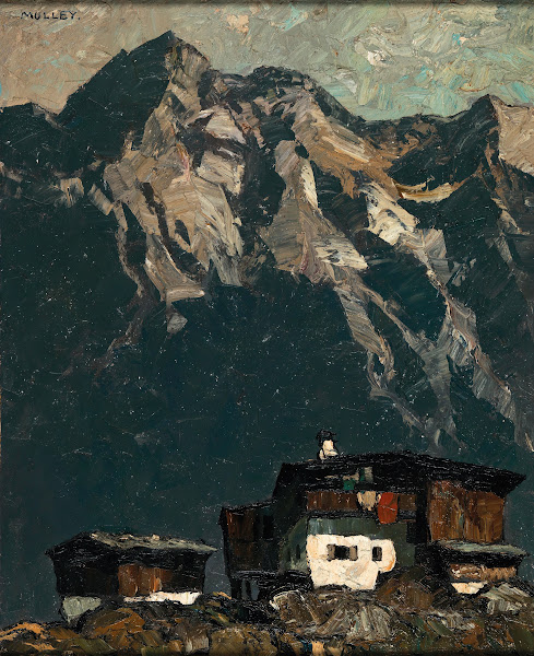 Bauernhof im Hochgebirge c 1930