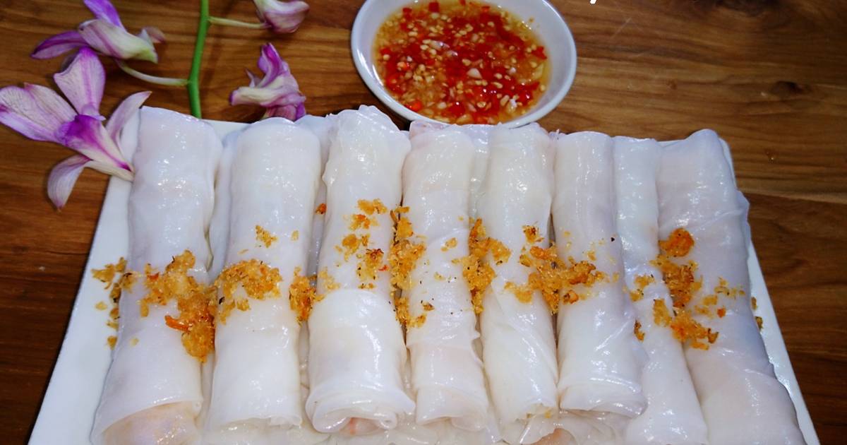 Bánh Ướt Cuốn Tôm Chấy Huế