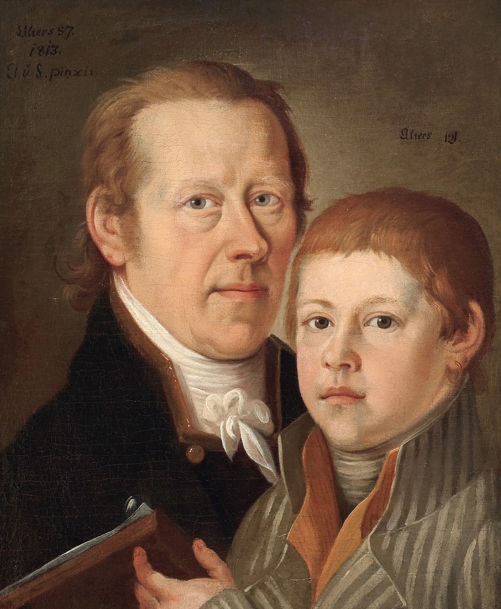 Selbstbildnis Mit Sohn 1813