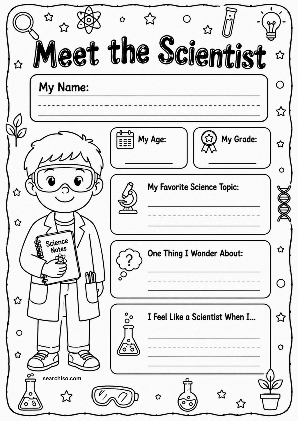 Meet the Scientist Activity Worksheet