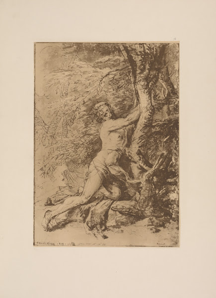 Salvatore Rosa  Milo of Croton 1900