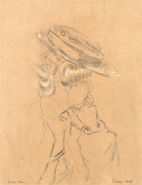 Study of a Girl in a Straw Boater 1908