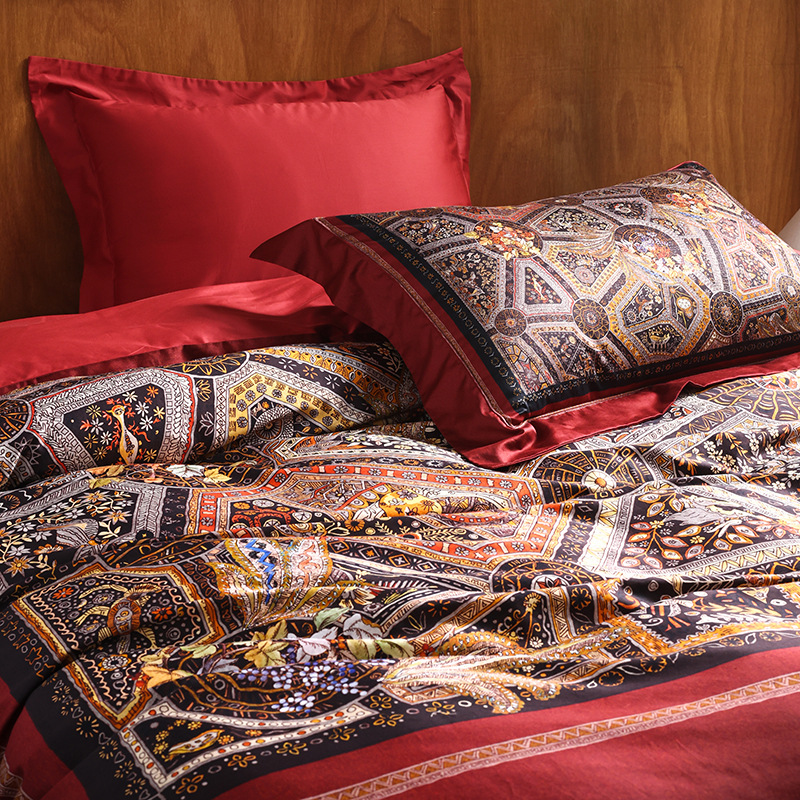 Egyptian cotton bedding, 4-piece