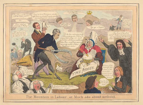 The mountain in labour  or much ado about nothing 1829
