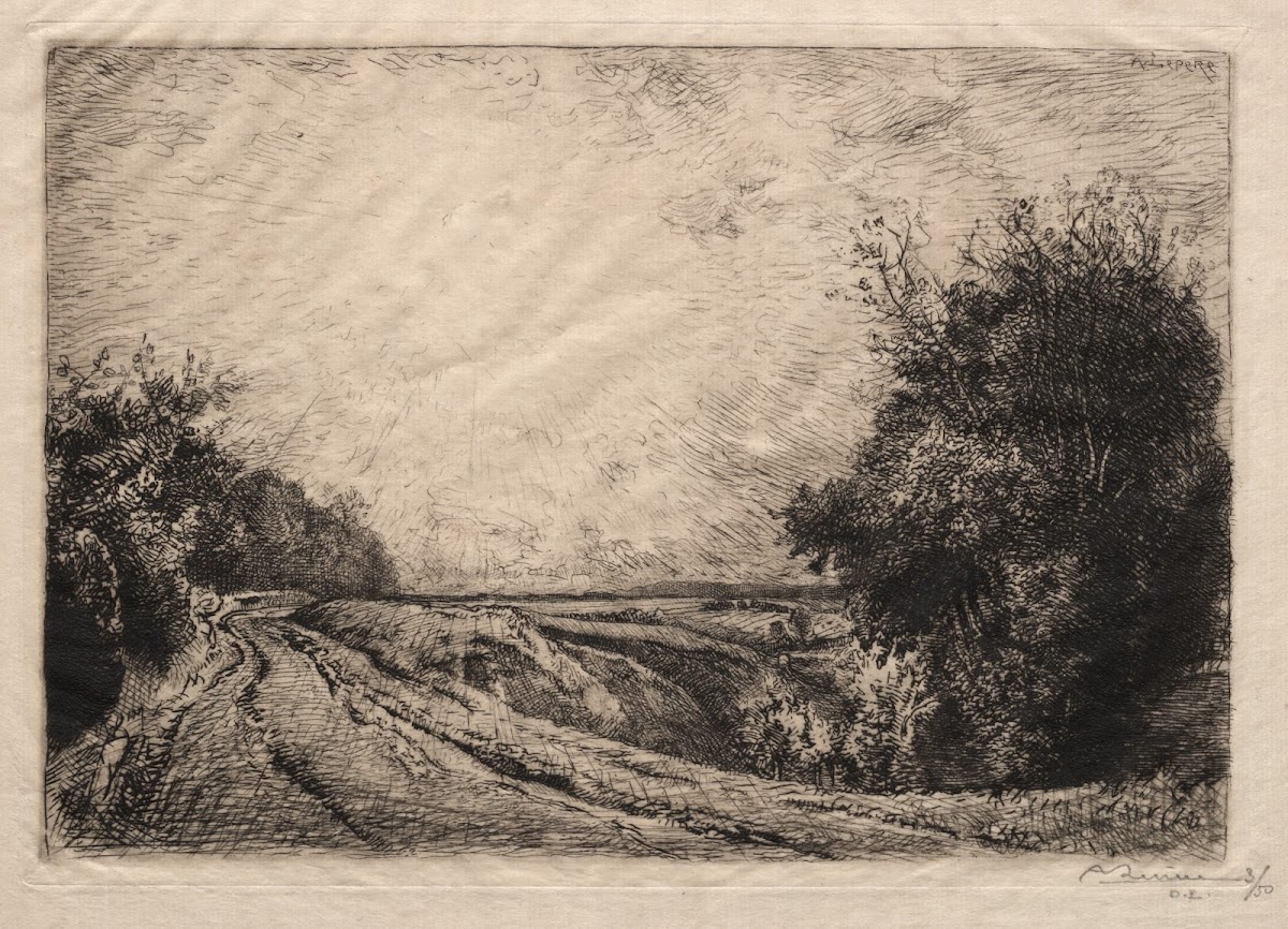 La Route de la Houssoye 1913