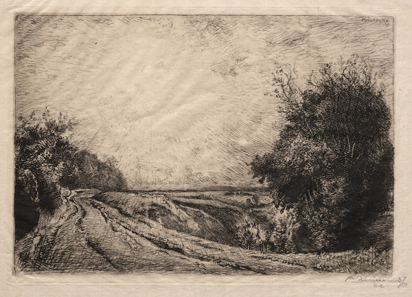 La Route de la Houssoye 1913