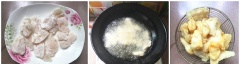 Phi lê cá mua về rửa sạch, để ráo sau đó cắt miếng vừa ăn rồi ướp cùng với tiêu và rượu nấu ăn trong 15 phút rồi lăn qua 1 lớp bột chiên giòn. Bắc chảo ngập dầu lên bếp, khi dầu nóng đều thì cho cá vào chiên giòn. Khi cá chín đều với lớp vỏ vàng giòn thì bạn vớt ra để ráo dầu.