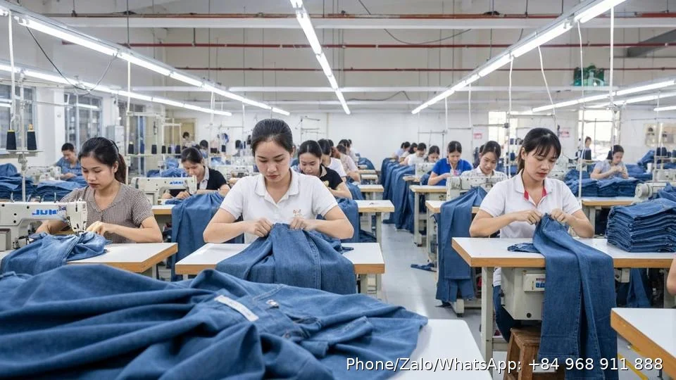 Jeans Garment Factory - Gold Garment Vietnam