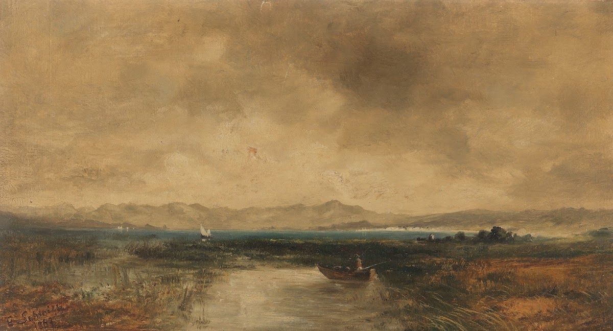Ansicht des Chiemsees 1867