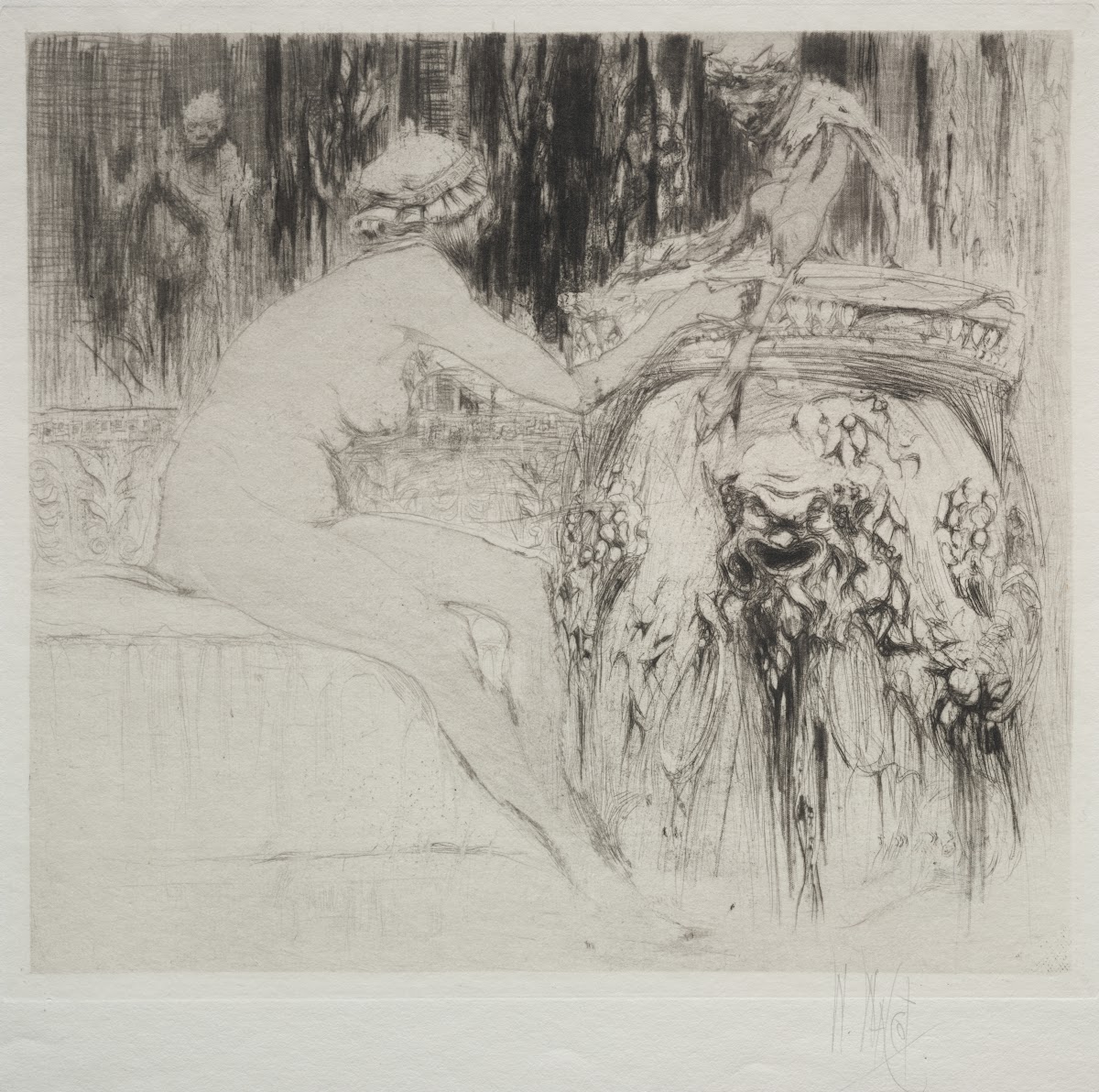 The Bacchante and the Young Faun c 1911
