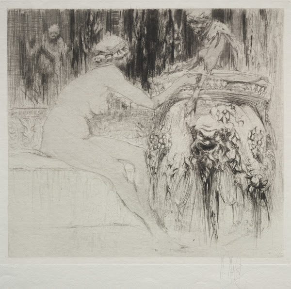 The Bacchante and the Young Faun c 1911