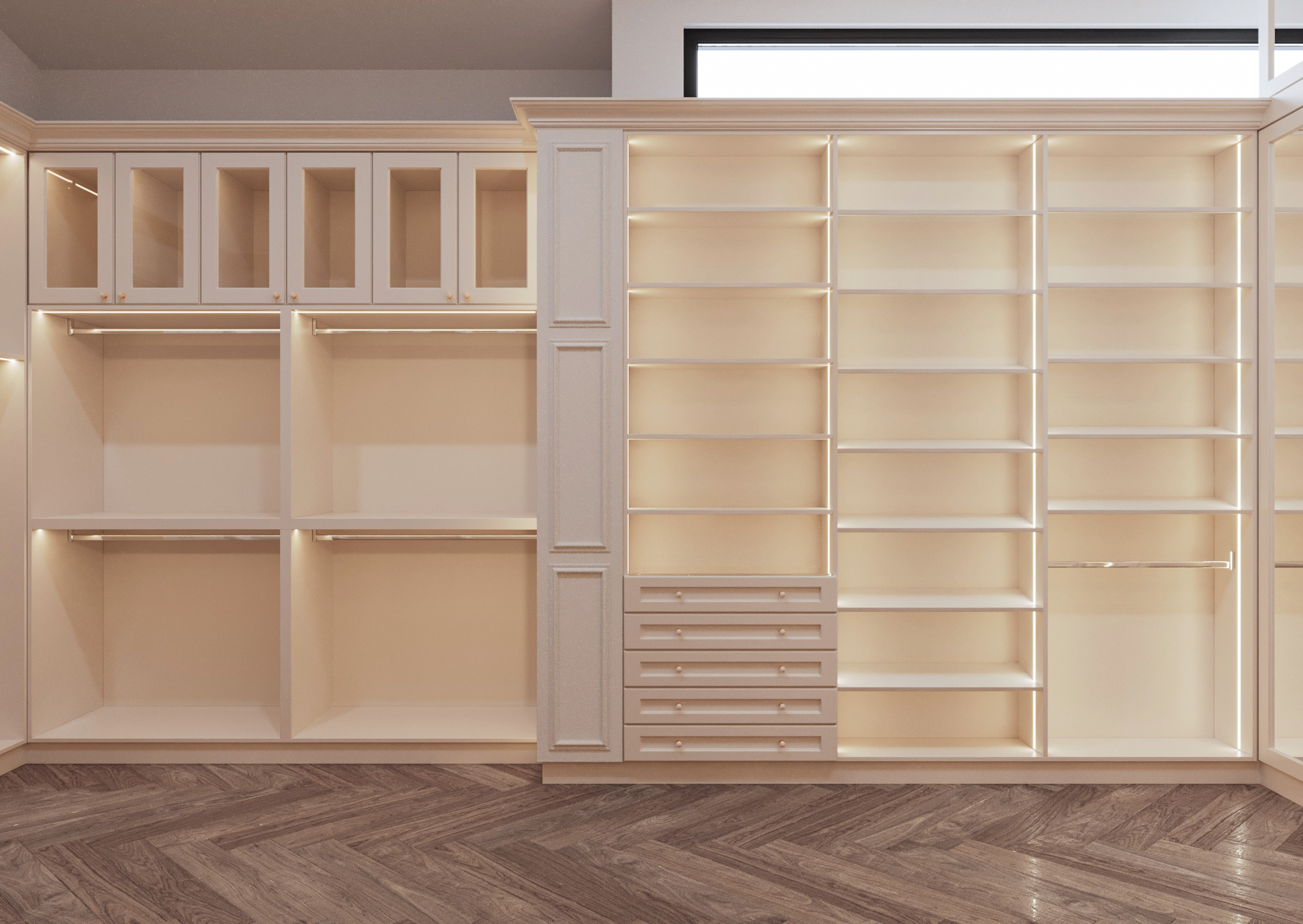 Primary Closet Elevation