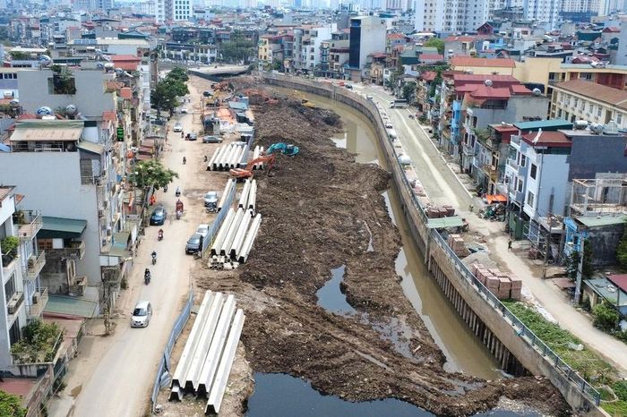 Hà Nội: Hiện trạng ngổn ngang tại dự án thoát nước nghìn tỷ kênh dẫn nước La Khê - Chuyên trang Gia Đình &amp; Xã Hội - Báo Sức khỏe &amp; Đời sống