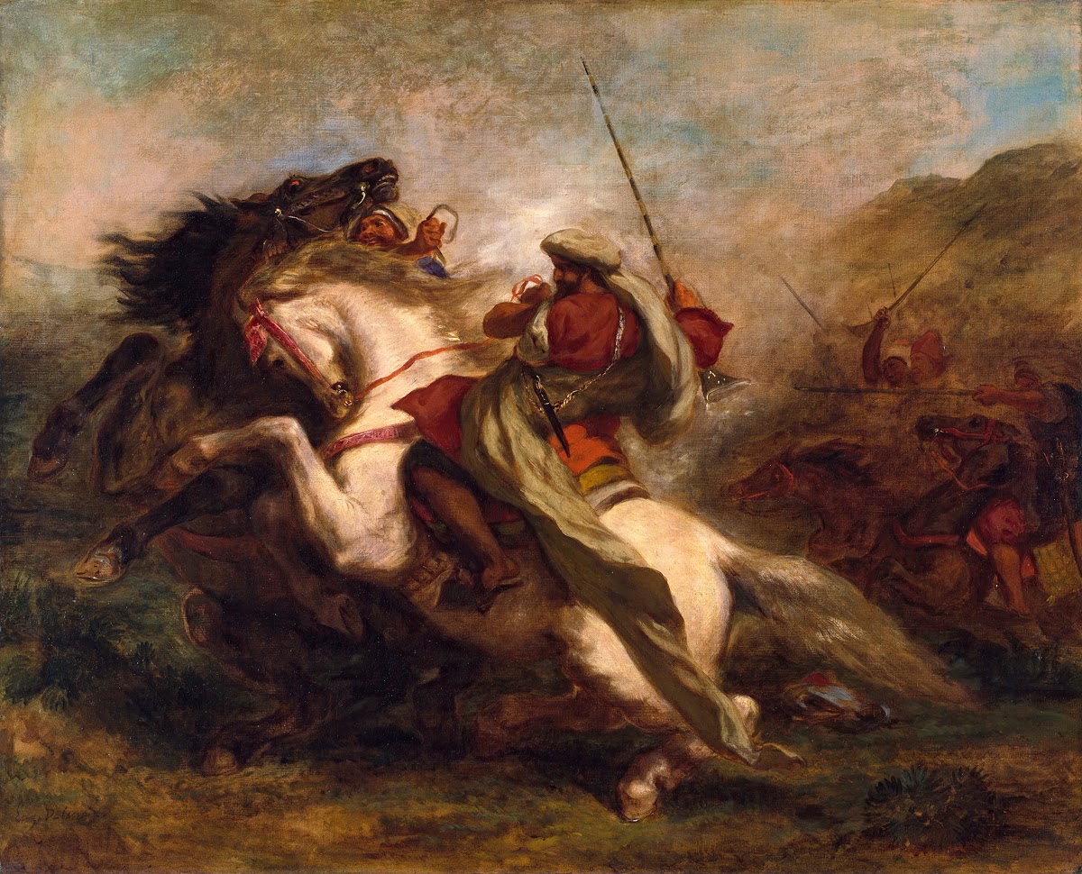 Collision of Moorish Horsemen 1843 1844