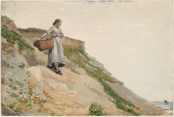 Girl Carrying a Basket 1882