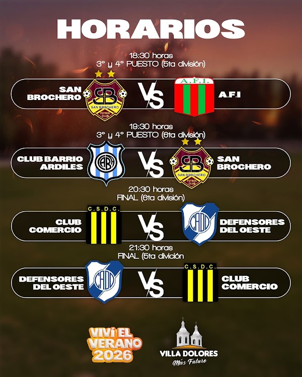 Torneo de Verano Copa Ciudad de Villa Dolores - Finales