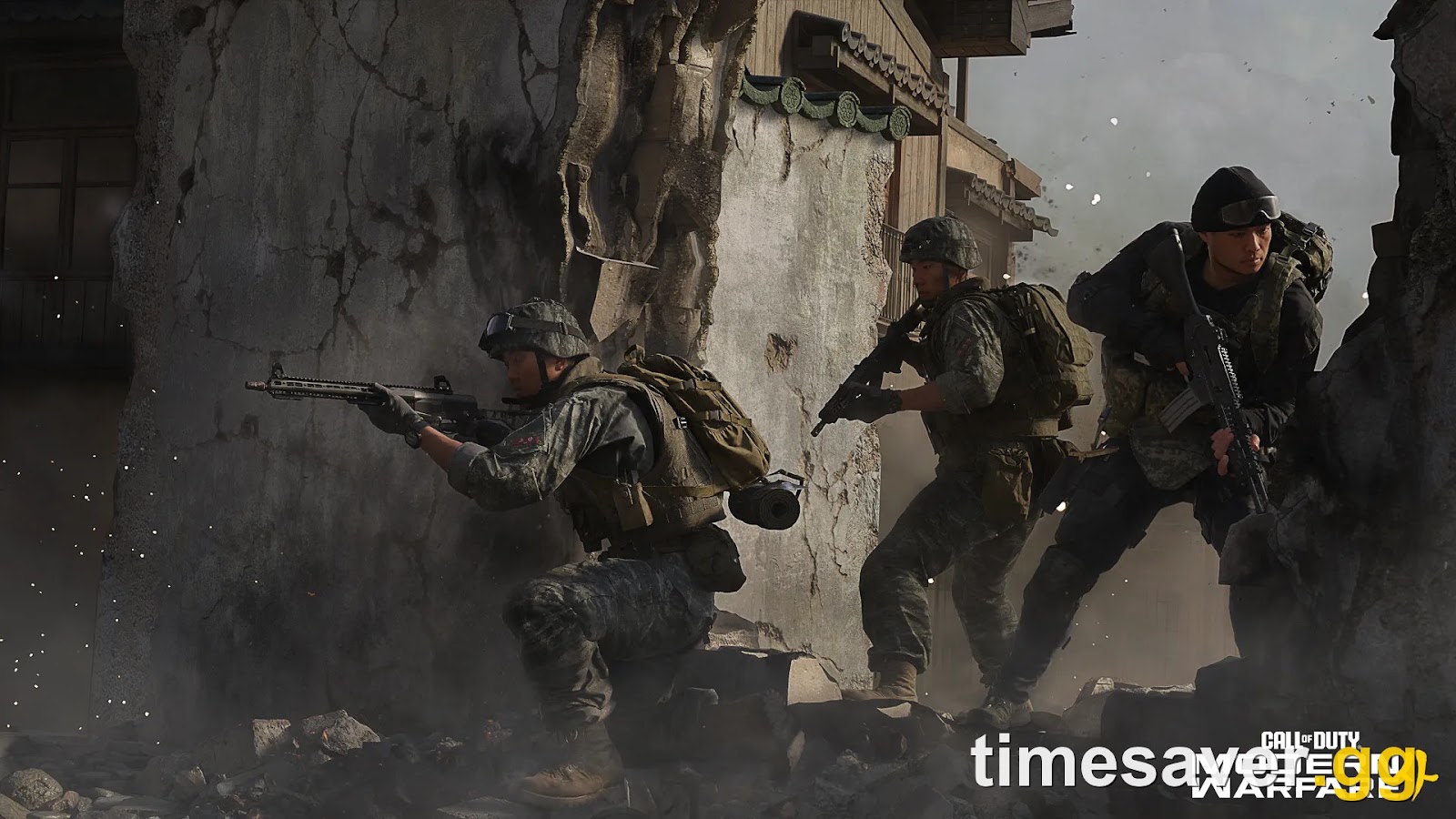 Modern Warfare 4 multiplayer gunfight — soldiers pushing a close-quarters position
