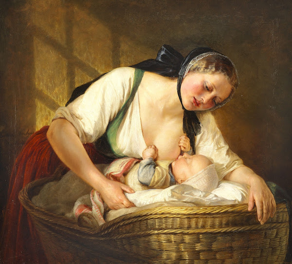 En Moder med sit Barn 1852
