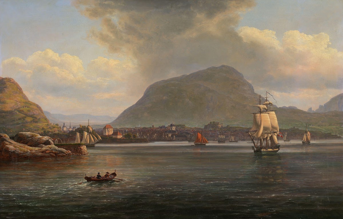 Bergen seen from the northern Inlet 1836