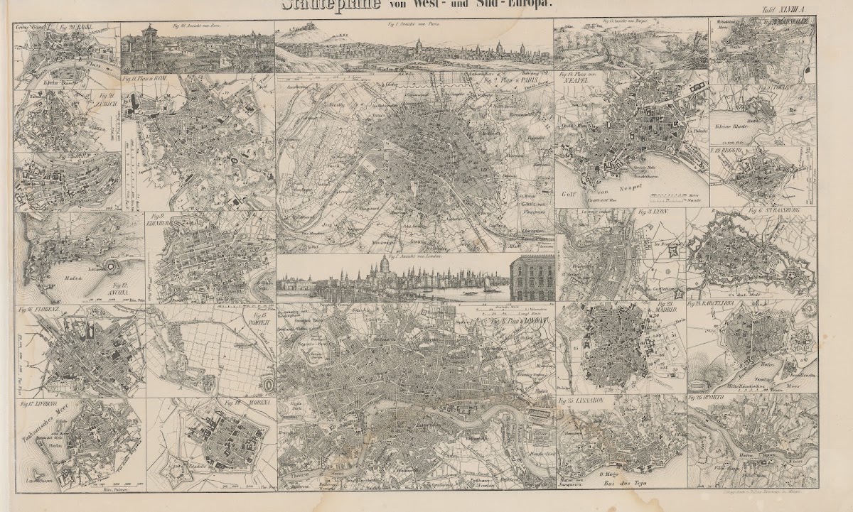 Atlas der Abbildungen Pierers Universal Lexikon Pl64 1848