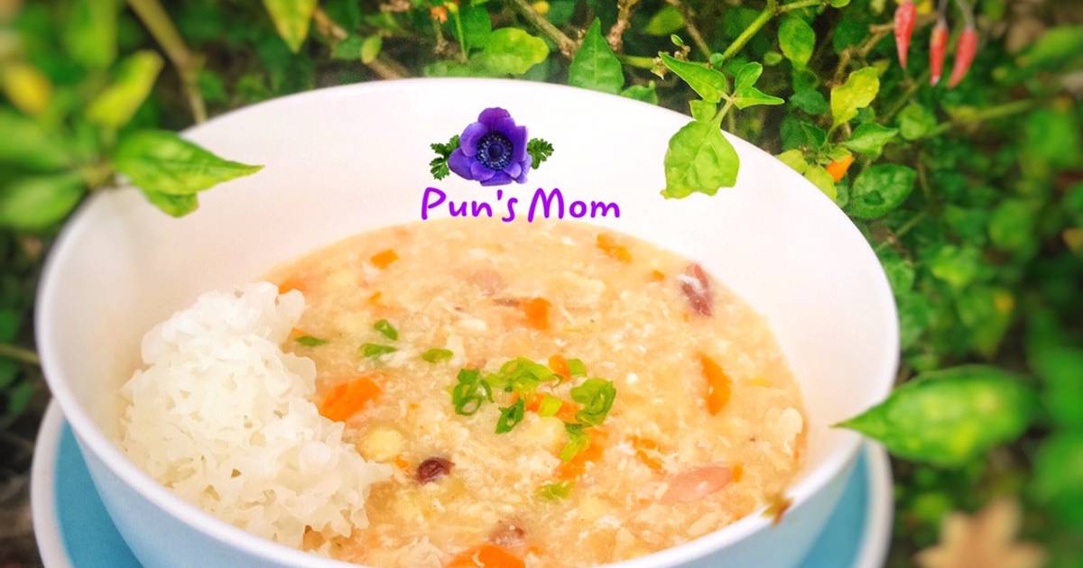 Soup tôm và gà