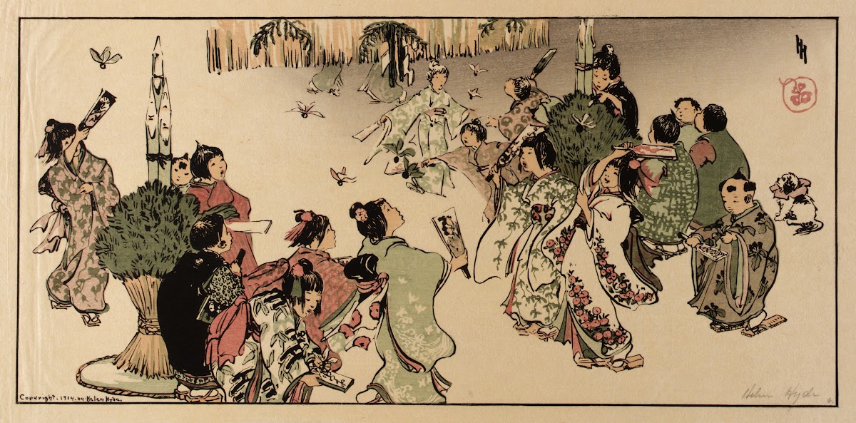 New Years Day in Tokyo 1914