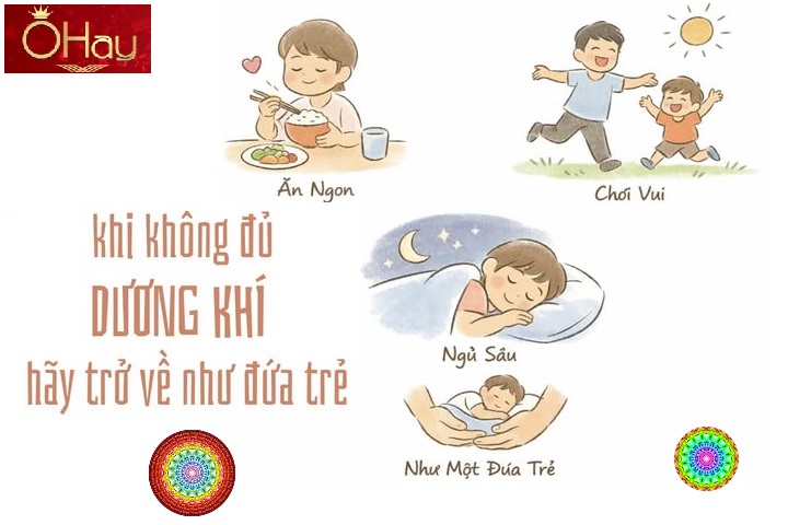 khi dương khí không đủ hãy như đứa trẻ