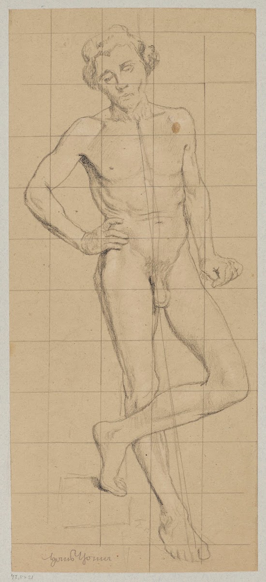Male nude 1870   1890