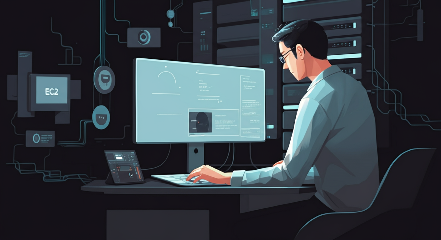 AI 생성 이미지: EC2 Spot 인스턴스 활용 시 예상치 못한 중단 문제 대처법