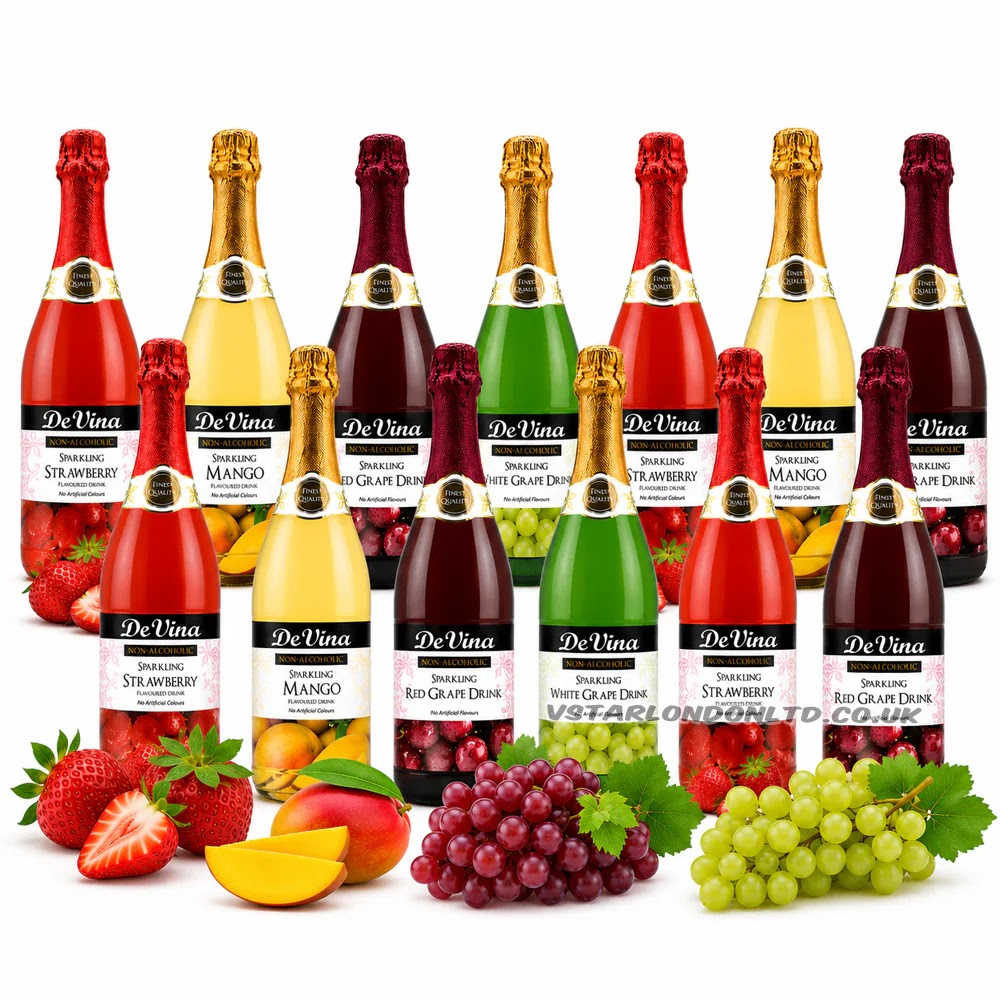 De Vina Sparkling Drink 750ml Mixed Flavours