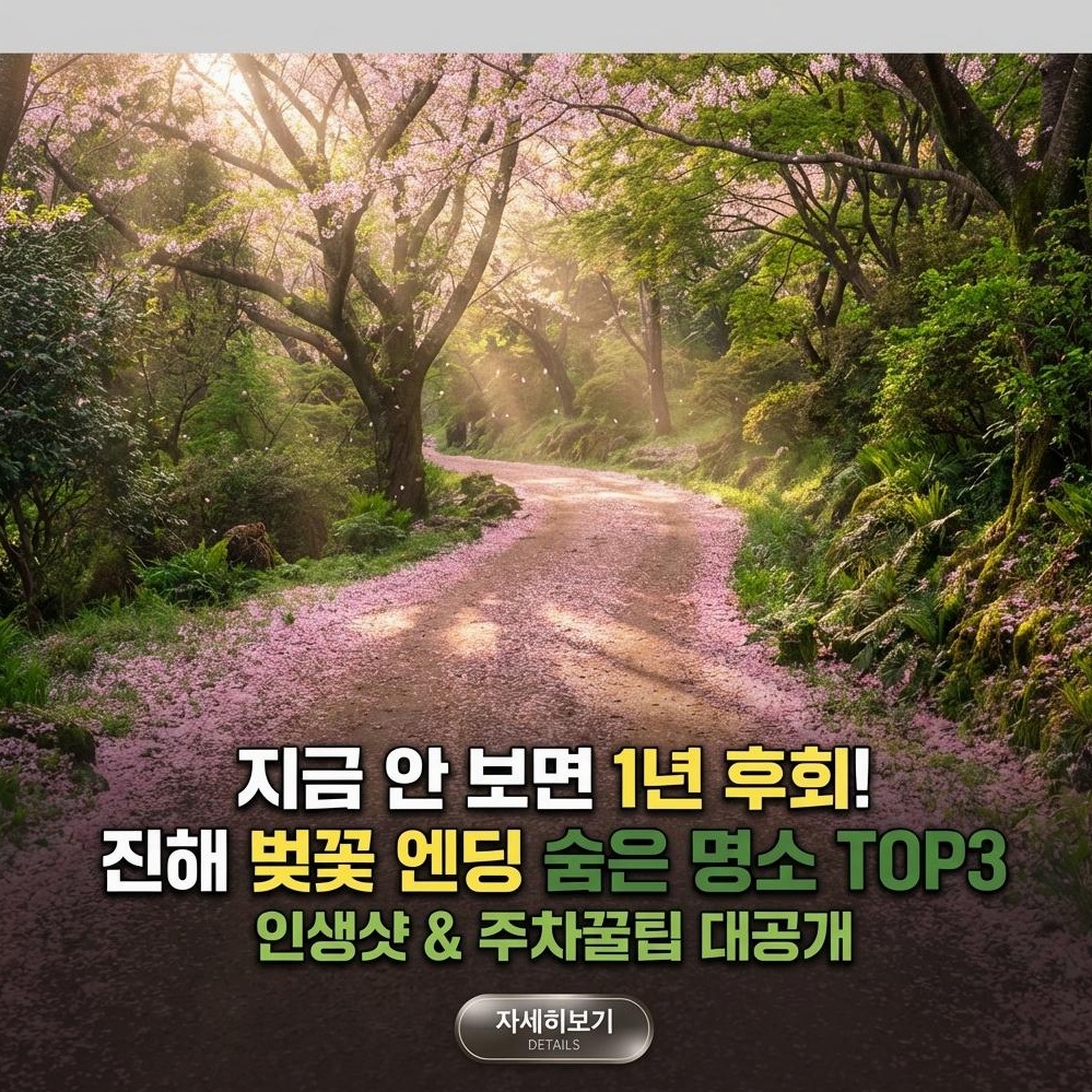 2026 진해 벚꽃 엔딩 최적화 가이드