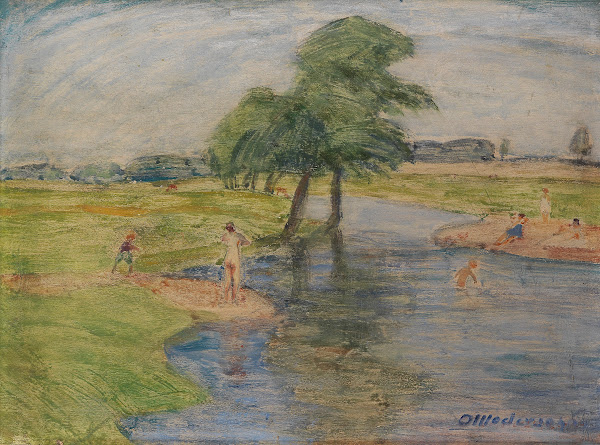 Badeszene 1920