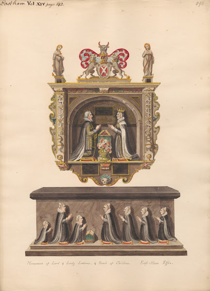 Memorial to Lord and Lady Latimer and Tomb of the children Ralph Katherin Ralph