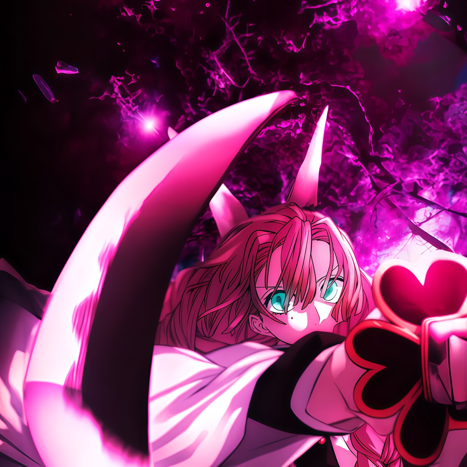 Download Mitsuri Kanroji, Demon Slayer, Anime, Manga 2K iPhone