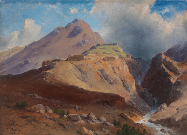 Felsenlandschaft Mykene 1898