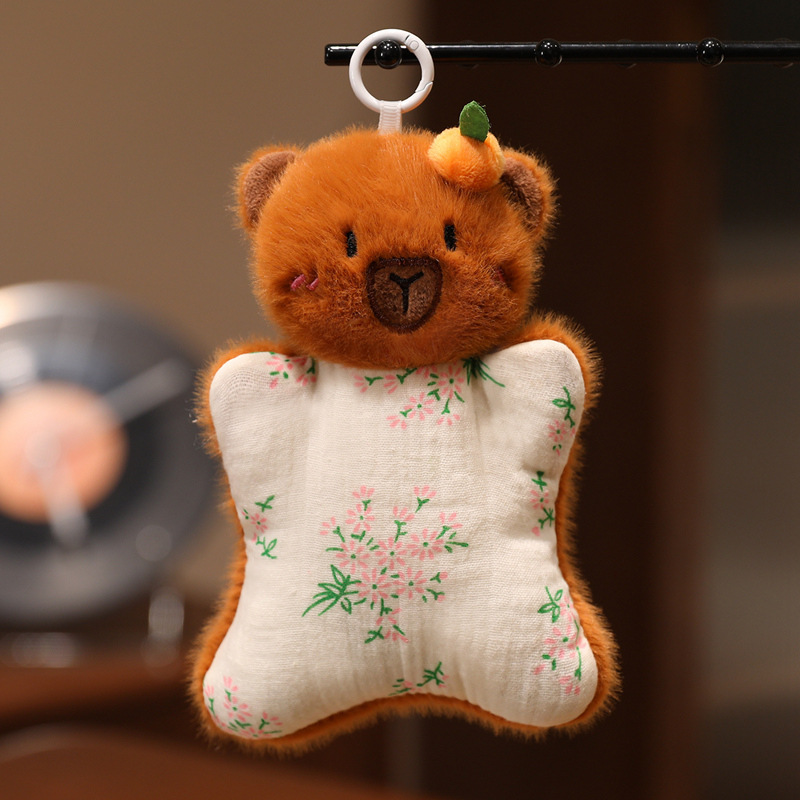 Plush comfort doll, animal motifs, approx. 15 cm