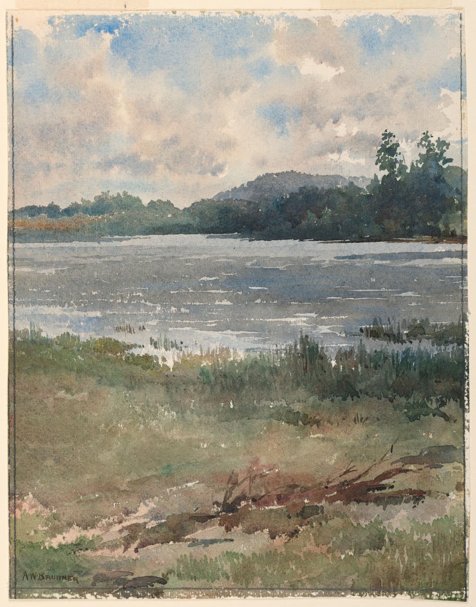 Lakeside Landscape ca 1890