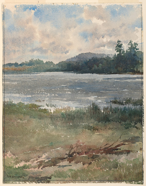 Lakeside Landscape ca 1890