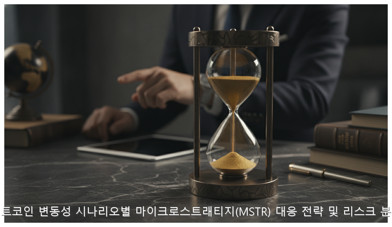 비트코인 변동성 시나리오별 마이크로스트래티지(MSTR) 대응 전략 및 리스크 분석 핵심 안내 및 분석 인포그래픽 (4)