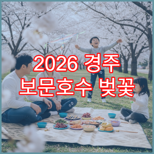 2026 경주 보문호수 벚꽃 대중교통 경주역에서 20분 완벽 접근법