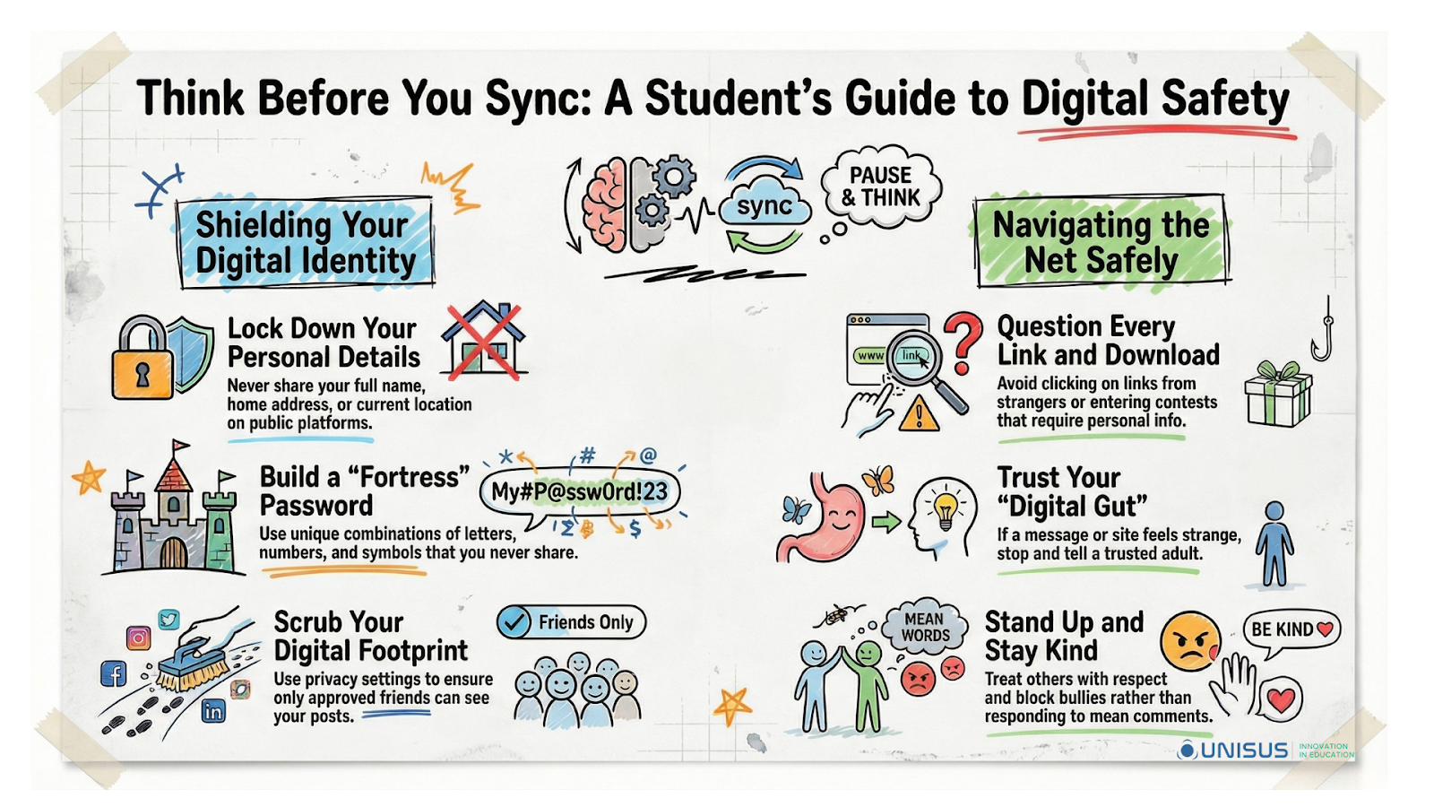 Digital Communication and Safety infographic