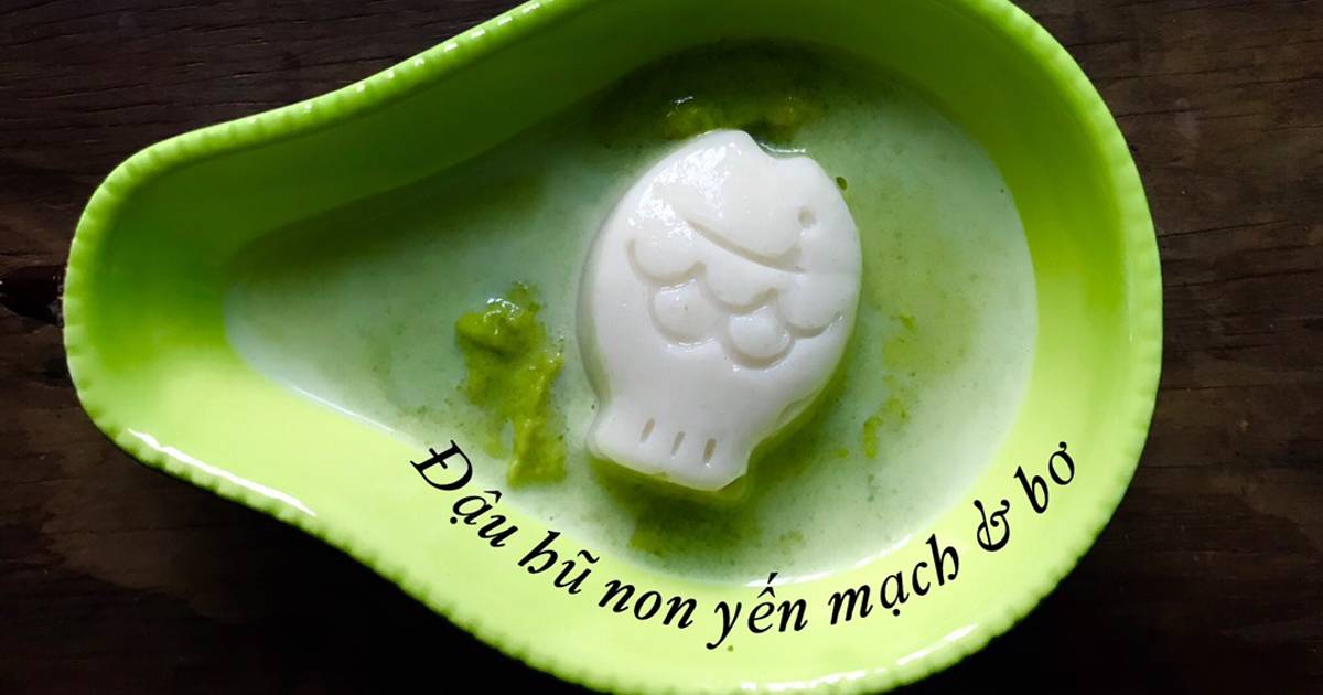 Đậu hũ non yến mạch Thảo làm