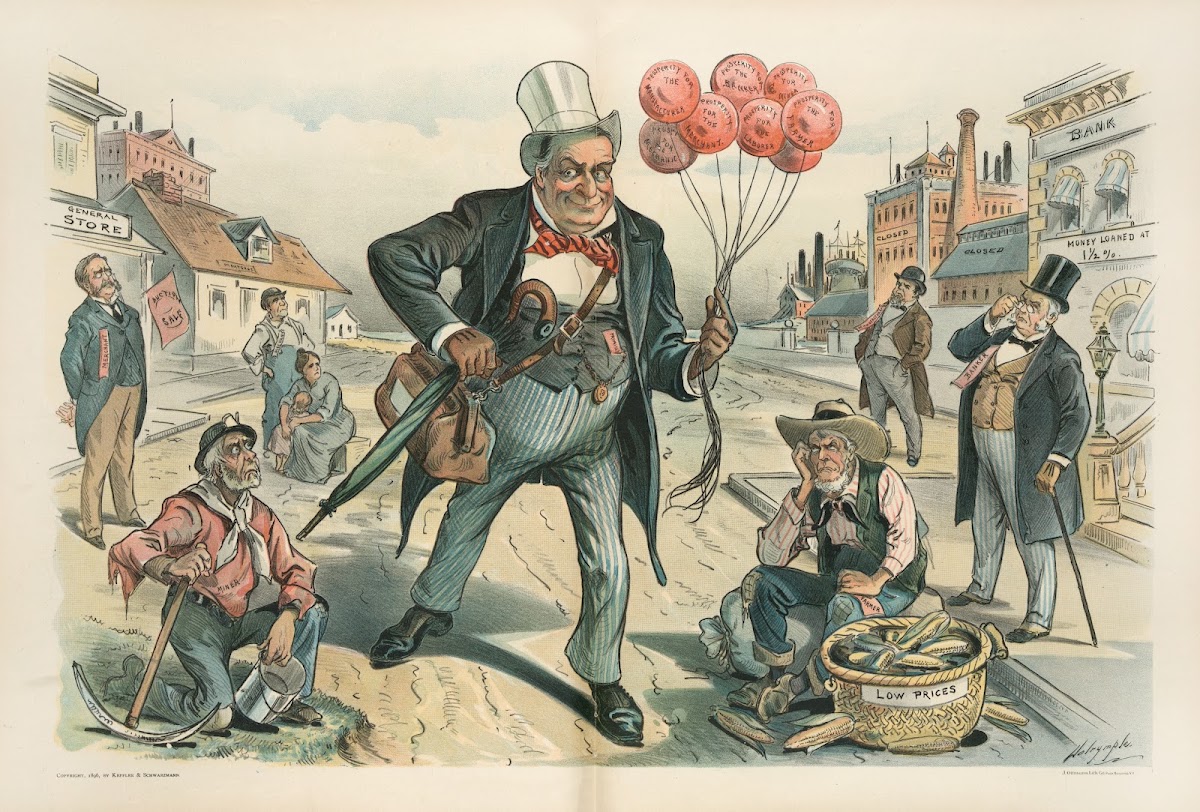 The advance agent of prosperity on the road 1896