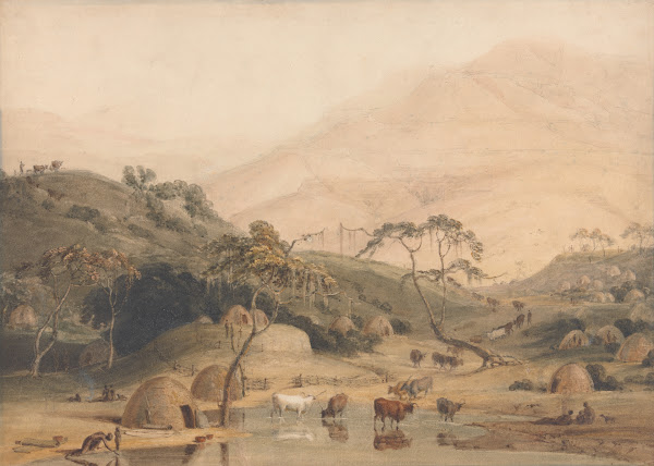 A Kaffir Village ca 1801