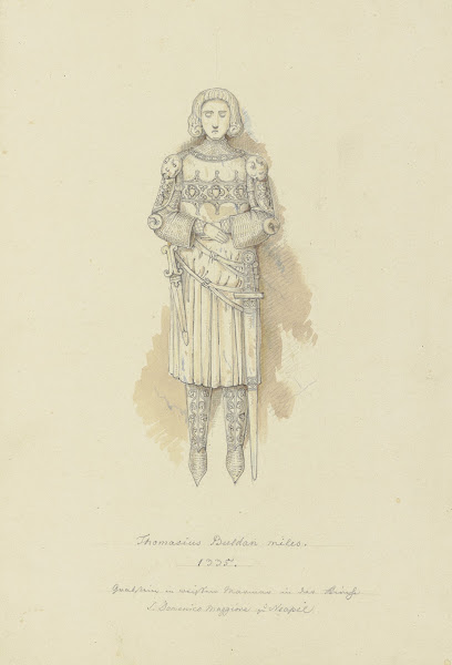 Grabstein des Thomasius Buldan in der Basilica di San Domenico Maggiore in Neape